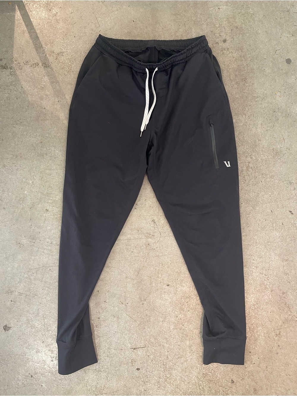 Men's Black Performance Jogger Pants -
